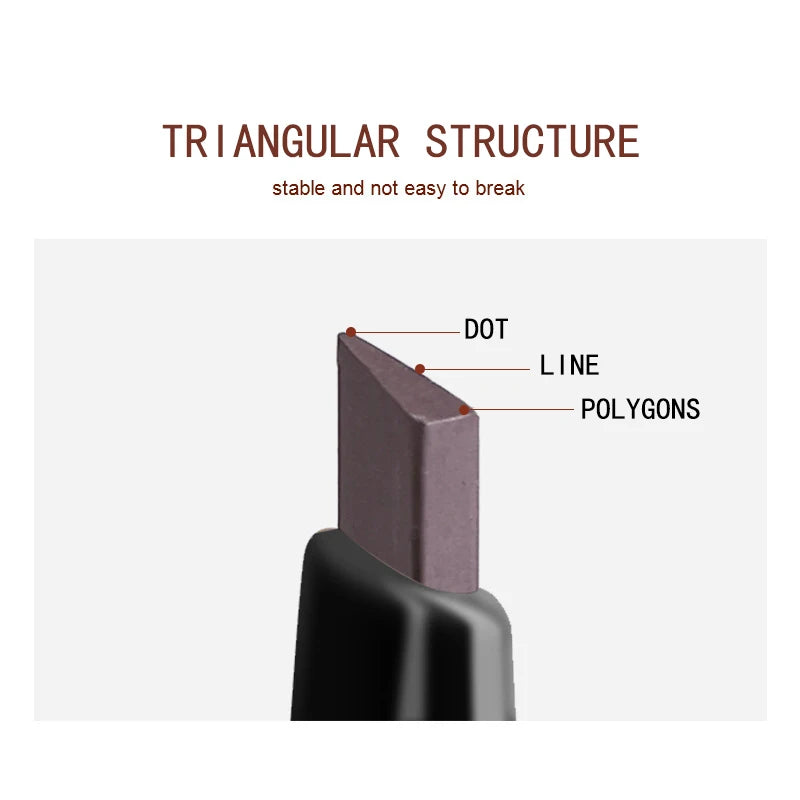 Small gold bar double-ended eyebrow pencil