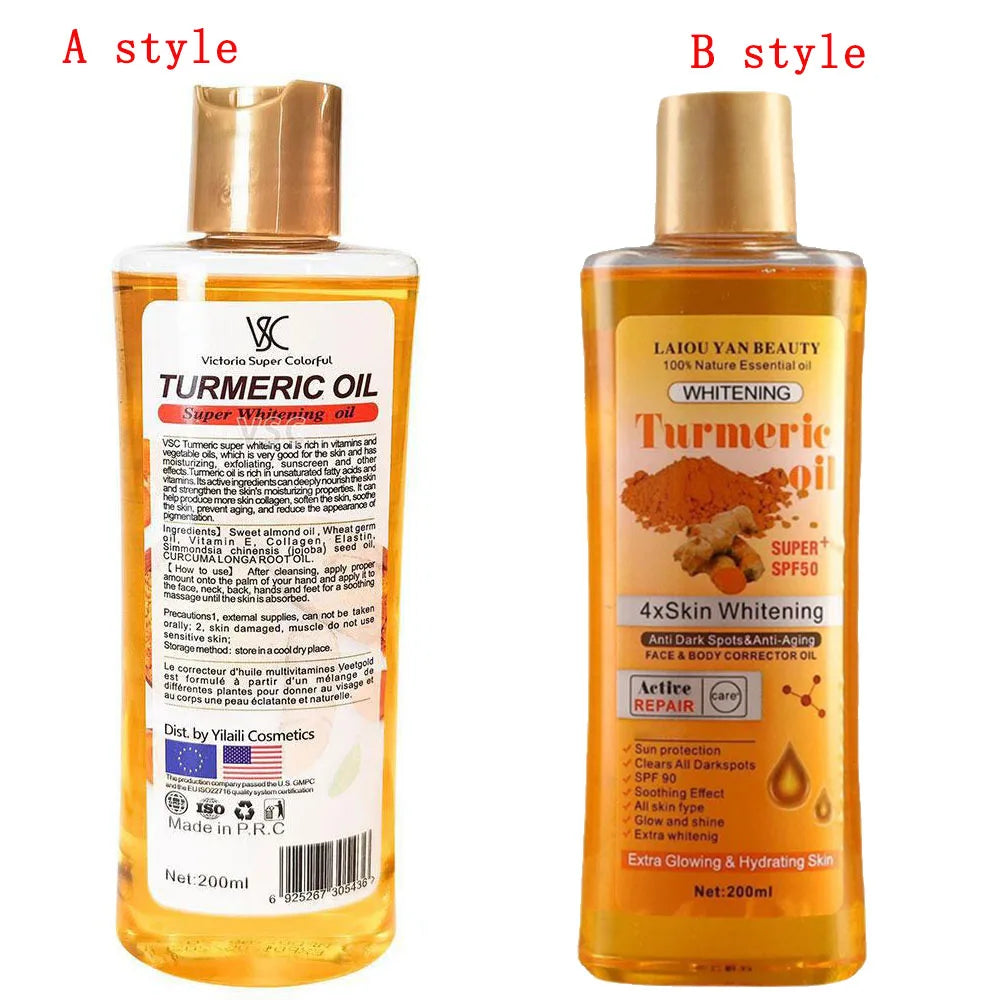 Turmeric Essential Facial Body Massage Oil