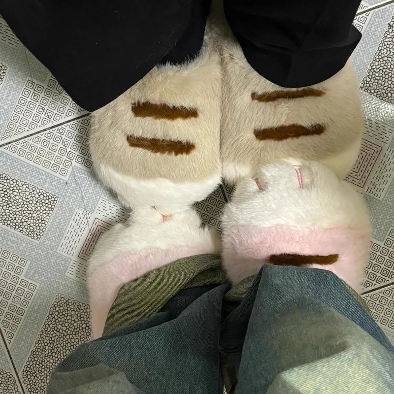 New Adorable Kitty Claw Slippers