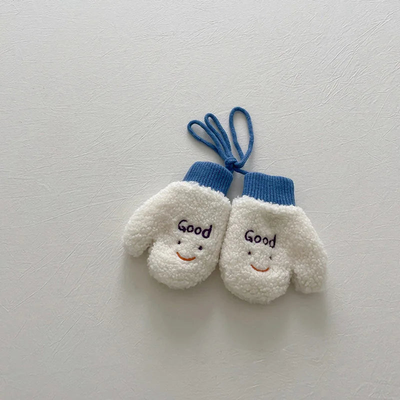 Lamb Fleece Warm Baby Plush Mittens