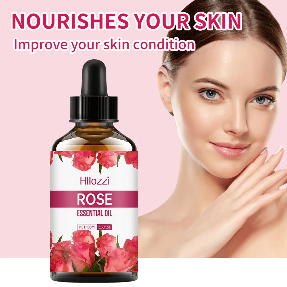 Rose essential face and body oil