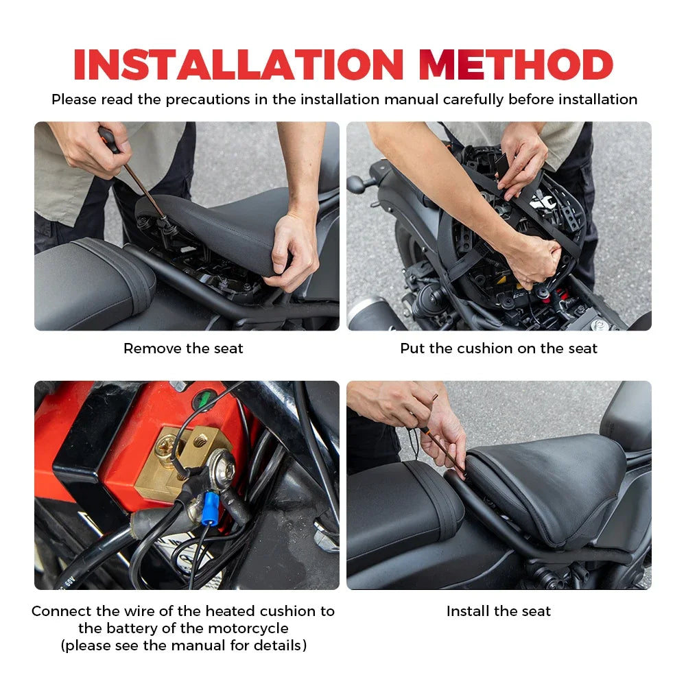 Motorcycle Heated Seat Cushion