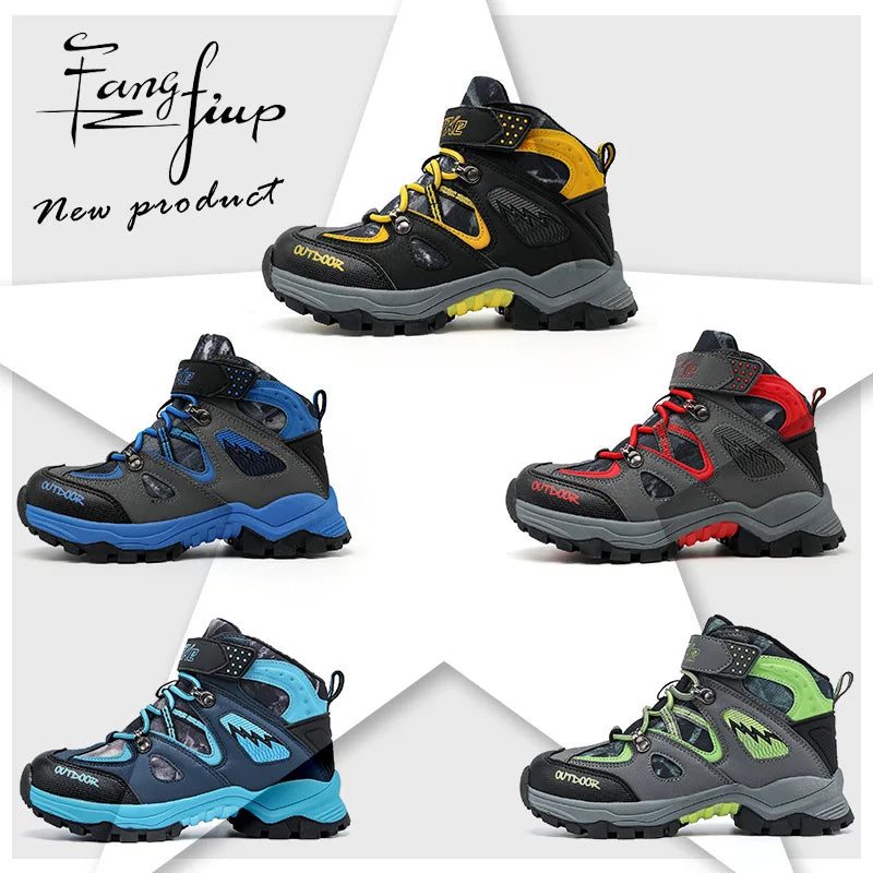 Boys Hiking Warm Winter Snow Boots