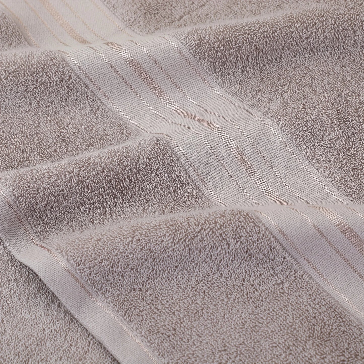 6pcs Bath Towels Set Cotton 2pcs Washcloths 2pcs Hand Towels 2pcs Bath Towels Absorbent Quick-drying Soft for Bathroom Hotel