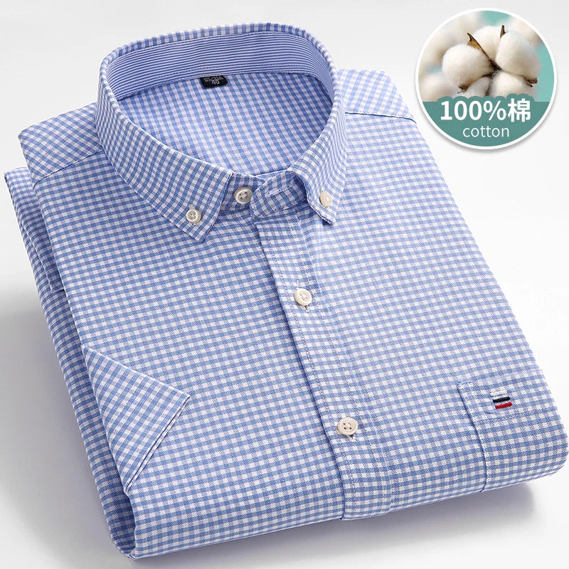 Oxford Cotton Casual Shirt For Men