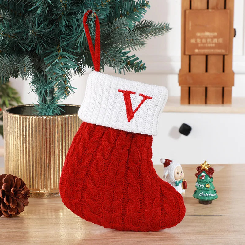 Christmas Boots Letters Christmas Stocking