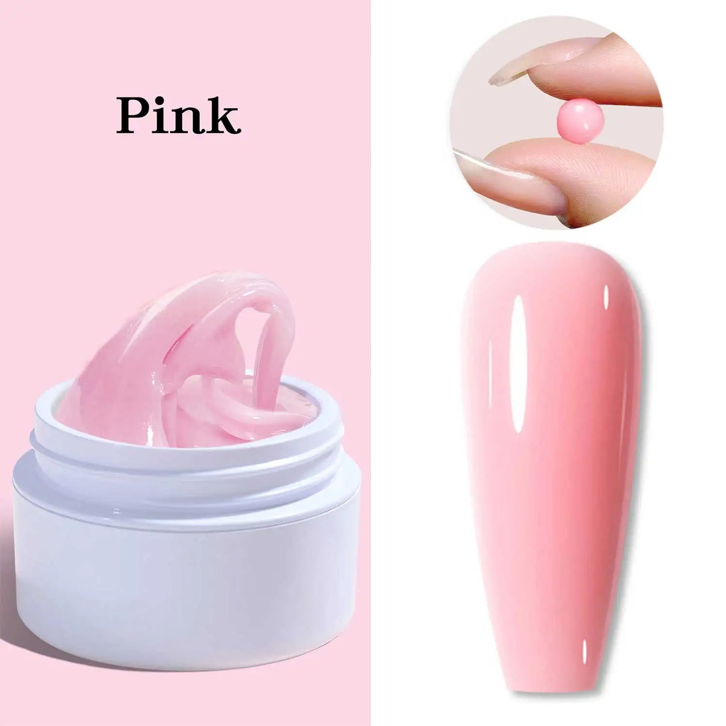 Clear Non-Stick Hand Extension Gel Nail Polish