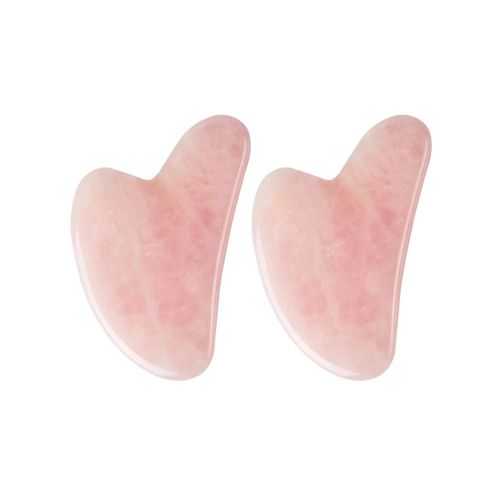 Rose Quartz Gua Sha For Face Massage