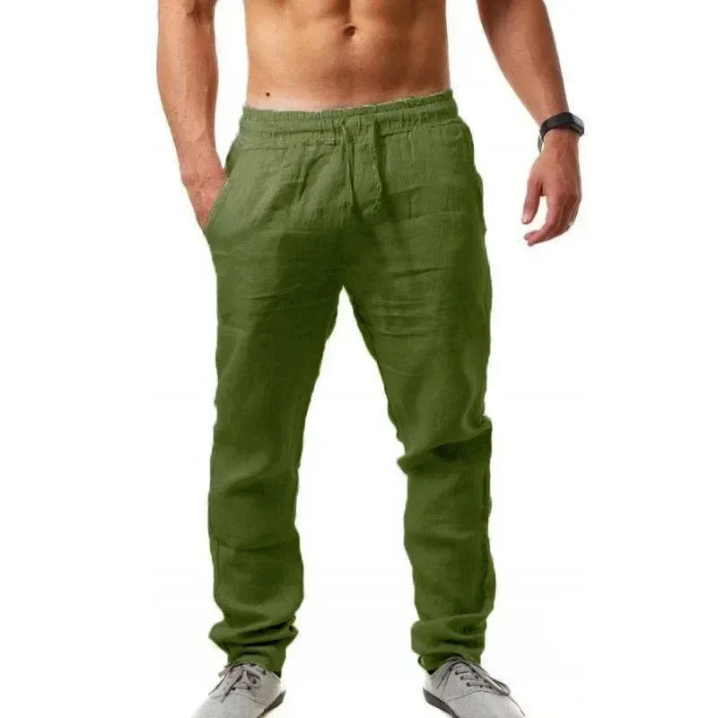 Men hip-hop breathable cotton pants