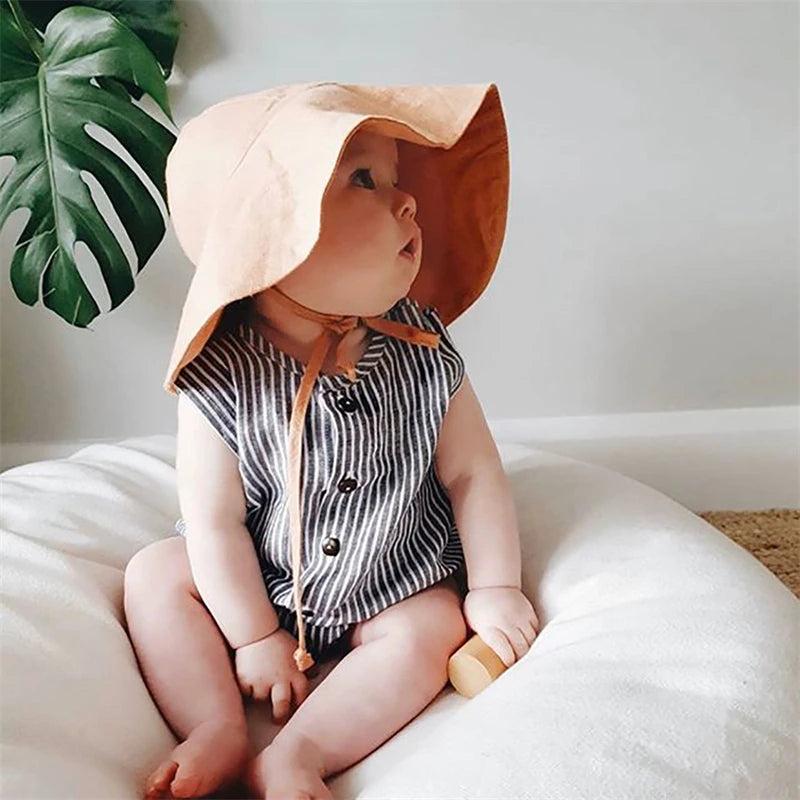 Bucket Cotton UV Travel Big Brim Cap