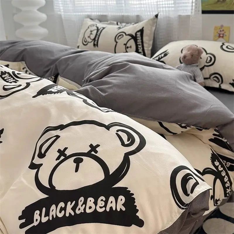 Check Print Non Fading Bed Sets