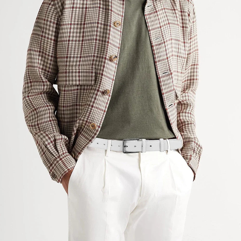 Men's High-quality Genuine Leather Automatic Buckle Belt