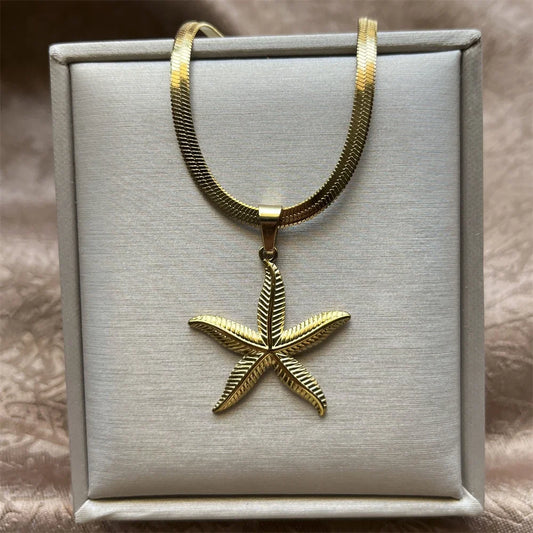 Exaggerated Starfish Star Pendant