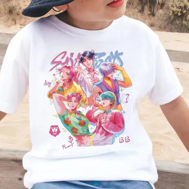 Anime K pop Demon Hunters Kids T-shirts