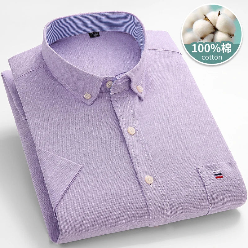 Oxford Cotton Casual Shirt For Men