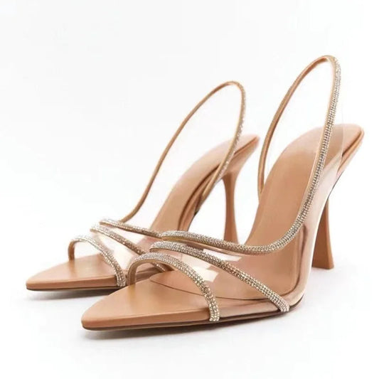 Women's Fairy Style Sexy Diamond Open Toe Sandals