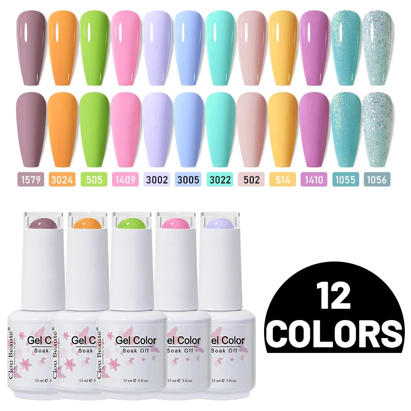 Gel Nail Polish Set