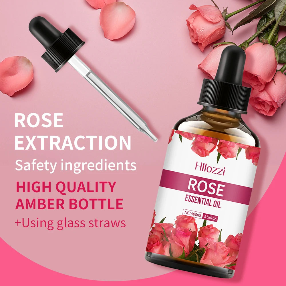 Rose essential face and body oil