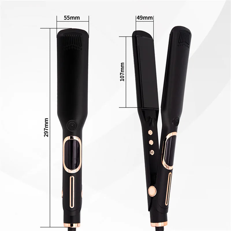 Hair Straightener High Temperature Wide Plates