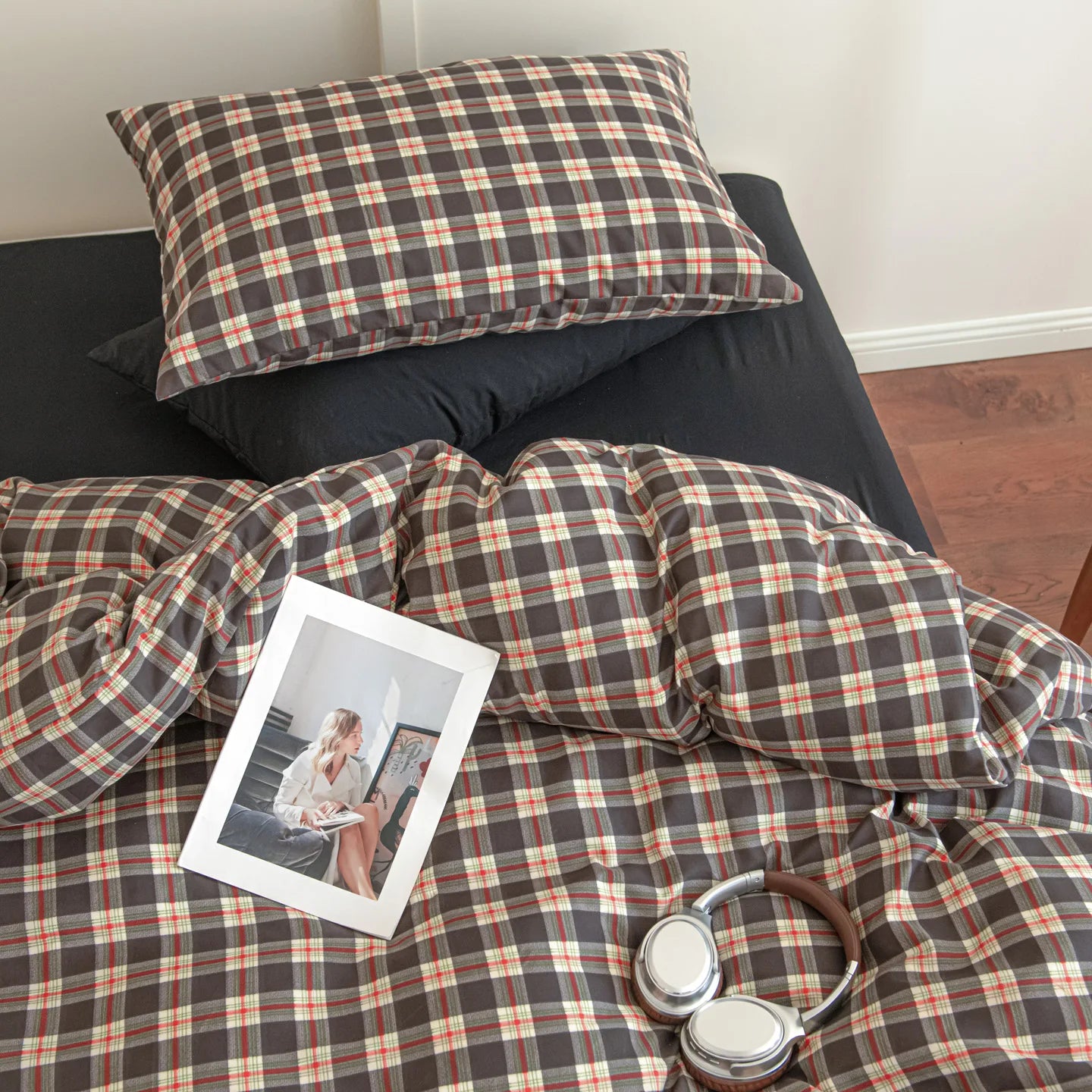 Vintage Style Plaid Bedding Sets