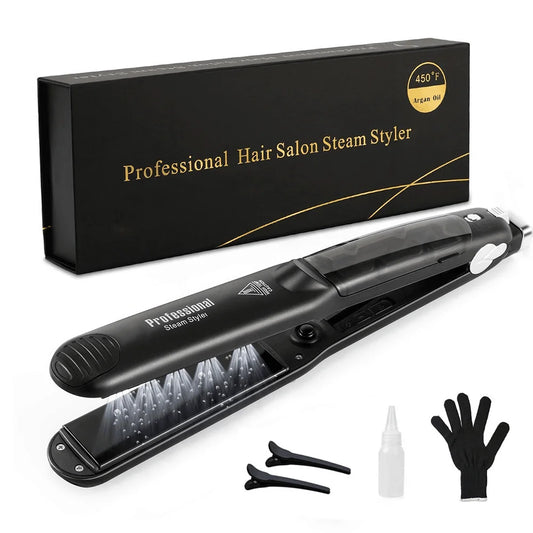 Steam Hair Straightener Ceramic Vapor