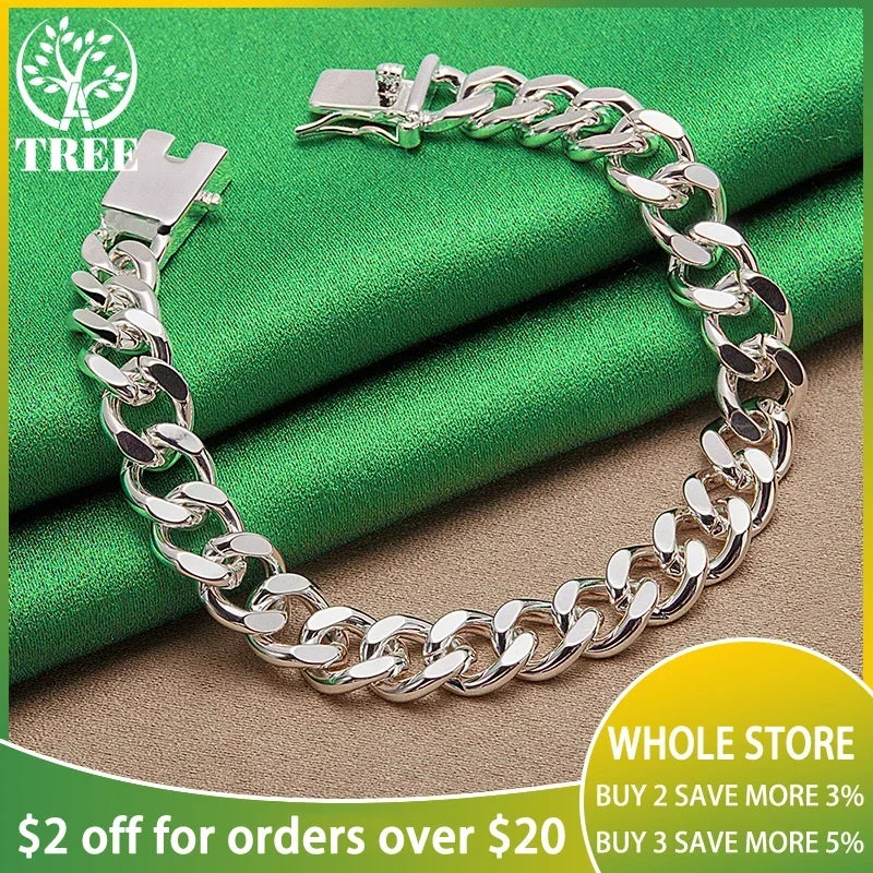 Bracelet Men's Hip Hop Cuban Chain Bracelets