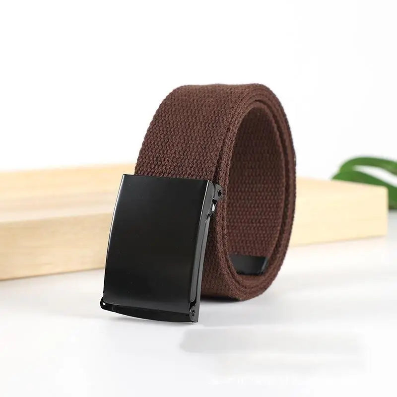 Fashion New Unisex Trousers Canvas Belt