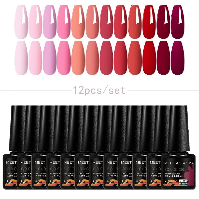 Gel Nail Polish Set UV Gel LED Nail Art