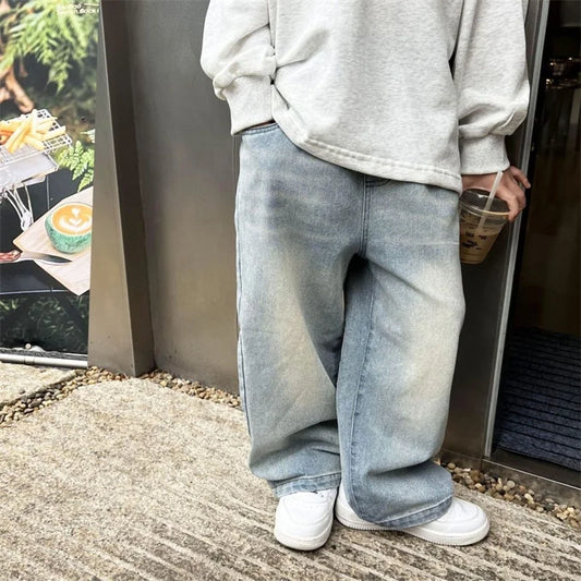 Denim Casual Loose Kids Fashion Pants