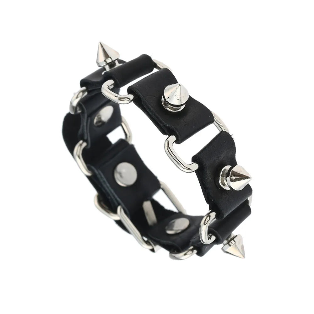 Hip Hop Rock Chain Multi Layered Bracelet