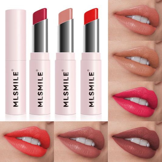6 Colors  Lipstick Long Lasting Waterproof