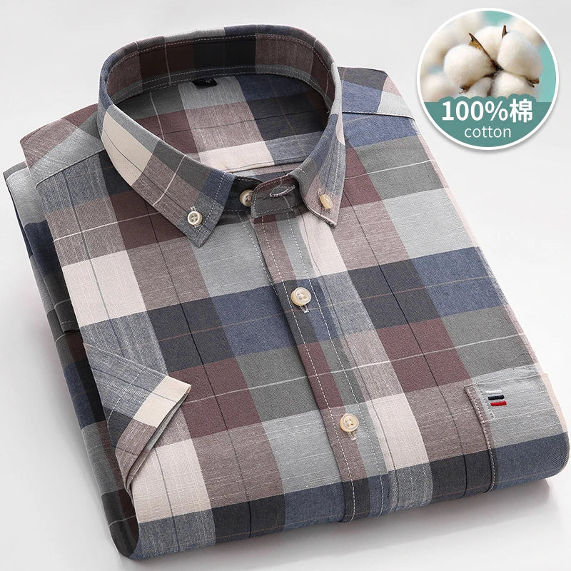 Oxford Cotton Casual Shirt For Men