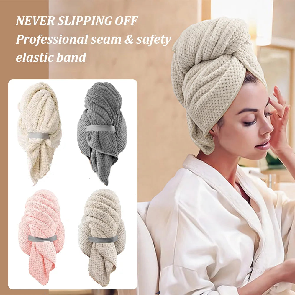 Microfiber Hair Towel Extra Large Wrap