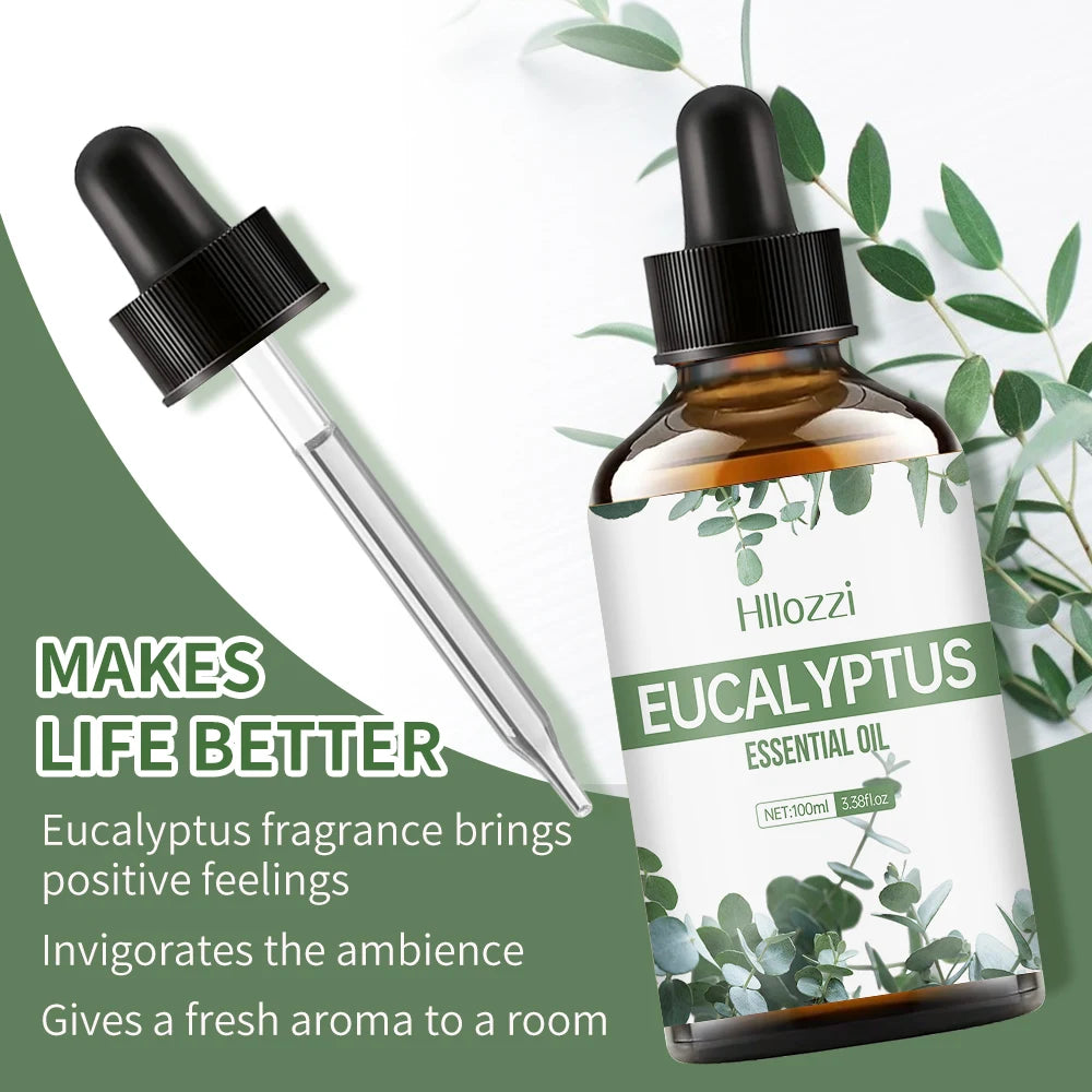 Eucalyptus plant essential oil face and body skin care