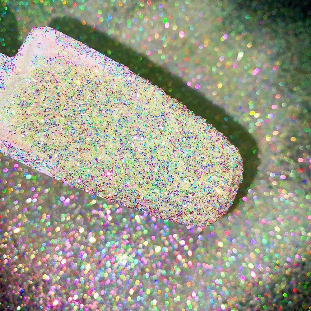Glitter Snow White Nail Art Sugar Powder
