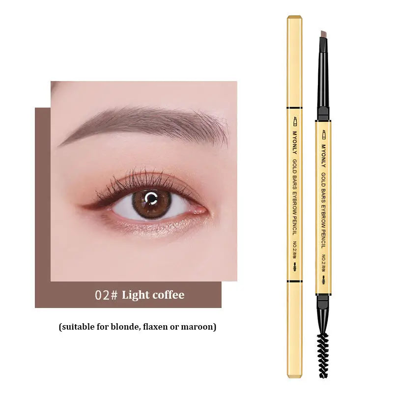 Double Head Waterproof Eyebrow Pencil