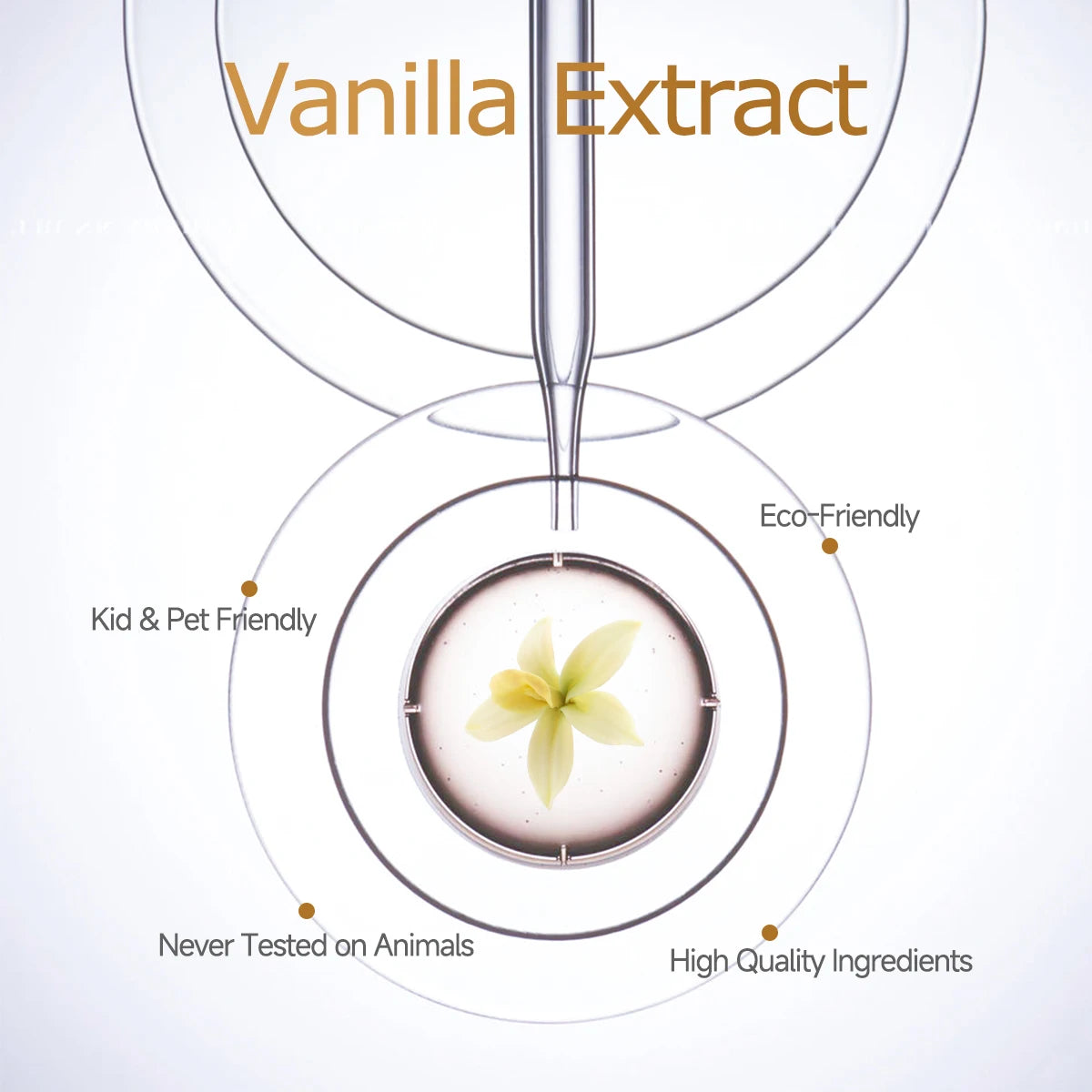 Vanilla essential oil for face+aromatherapy