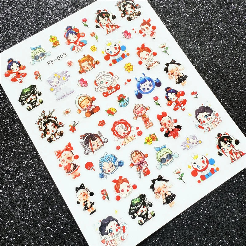 Cute 3 D Nail art Nail sticker