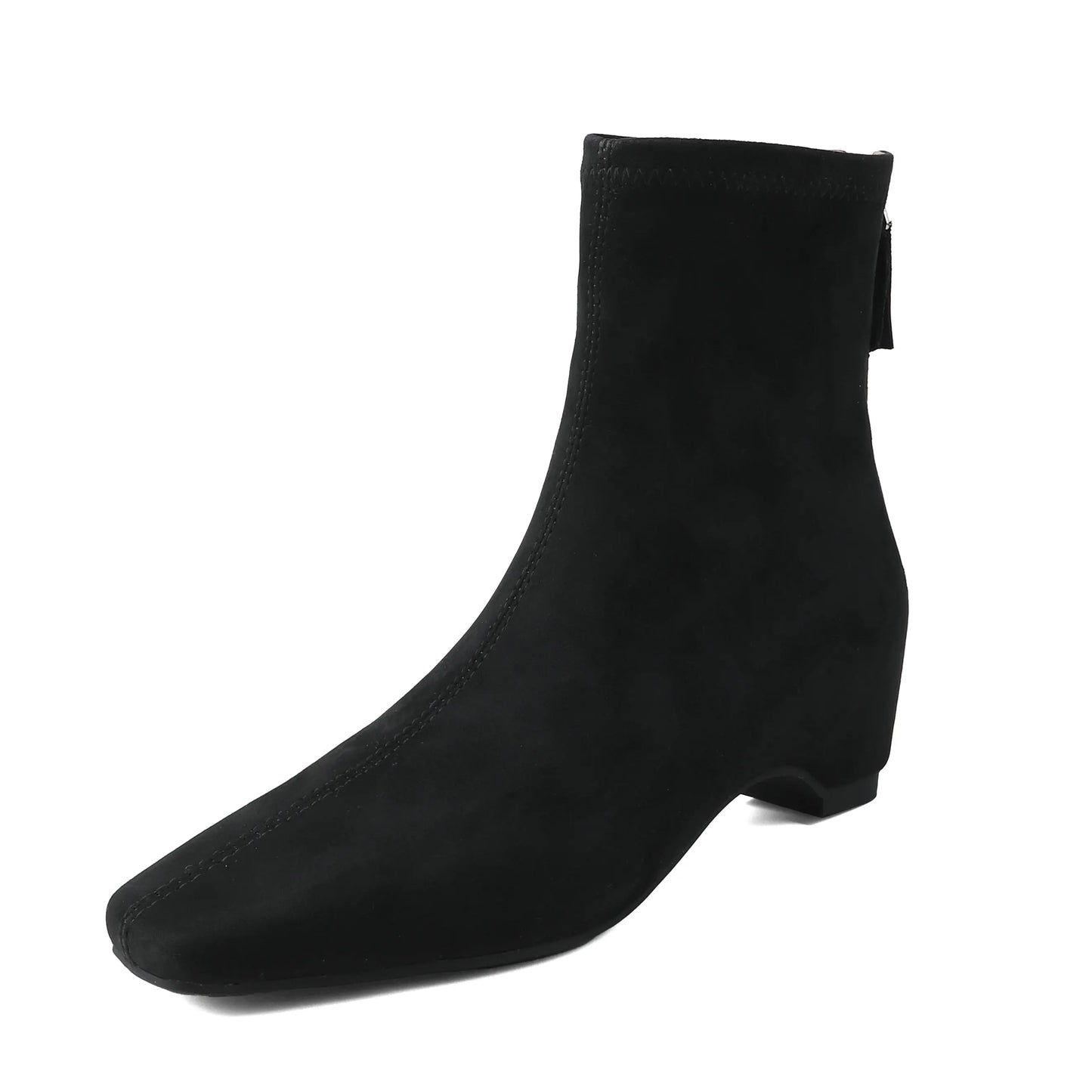 Fashion Microfiber Ankle Boots High Heels