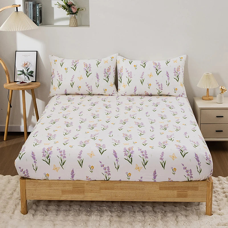3 PC Floral Bed Sheet Set