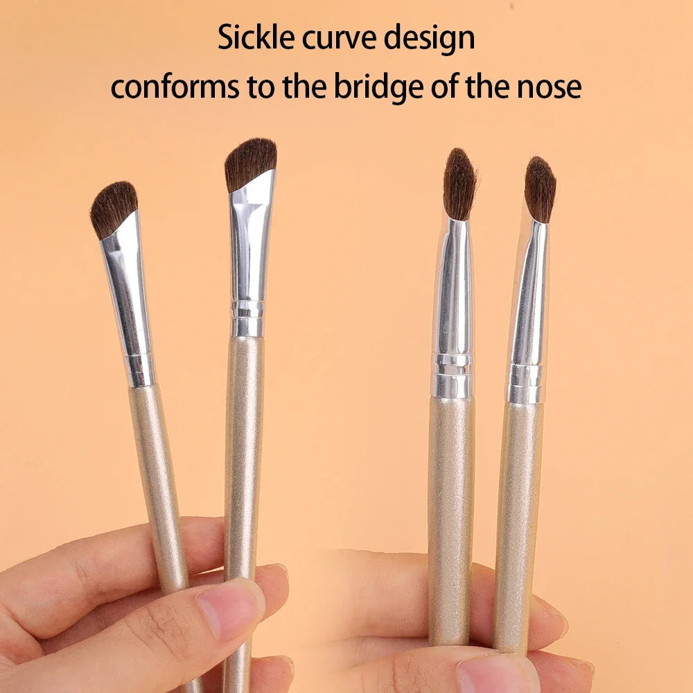 Flat Angled Nose Shadow Makeup Brushes