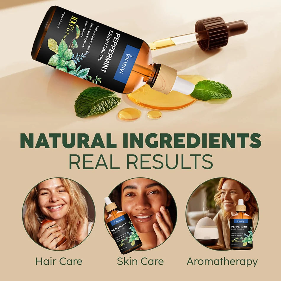 Pure Peppermint Oil for Face