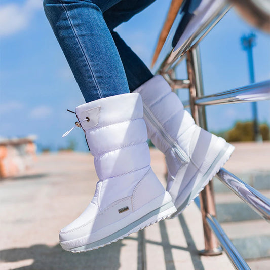 women's snow Warm Plush Mid-calf Boots
