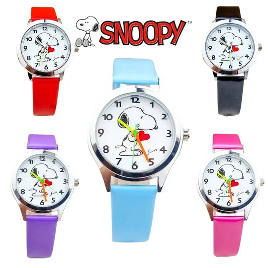 Cute Snoopy Children Watch