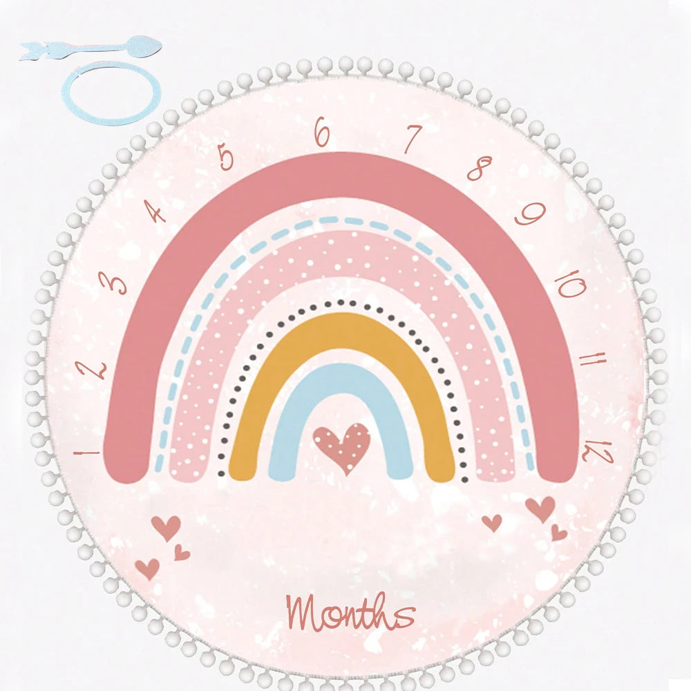 Milestone Blanket Baby First Year Calendar