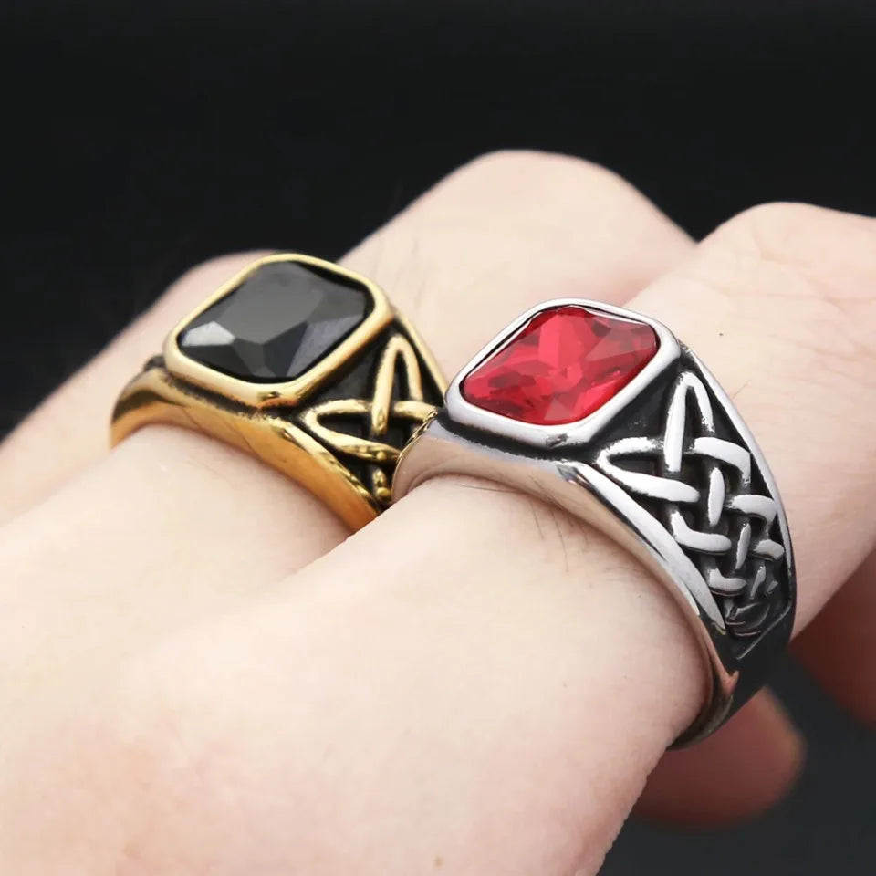 Fashion Vintage Nordic Vikings Knot Rings