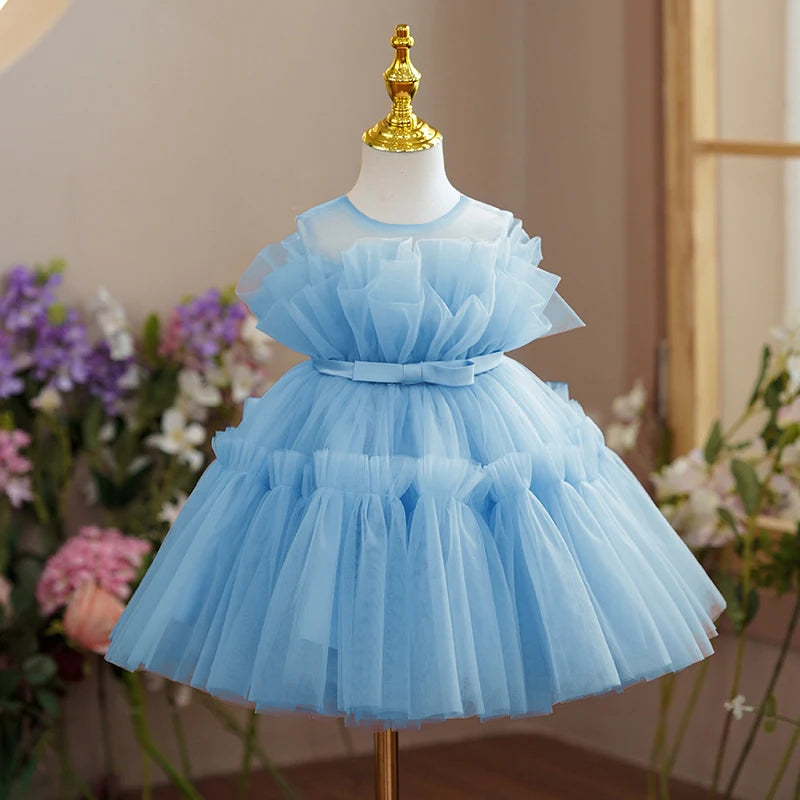 Flower Tulle Tutu  Formal Dress