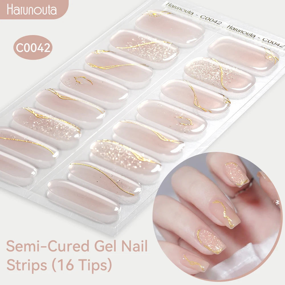Semi Cured Gel Nail Sticker