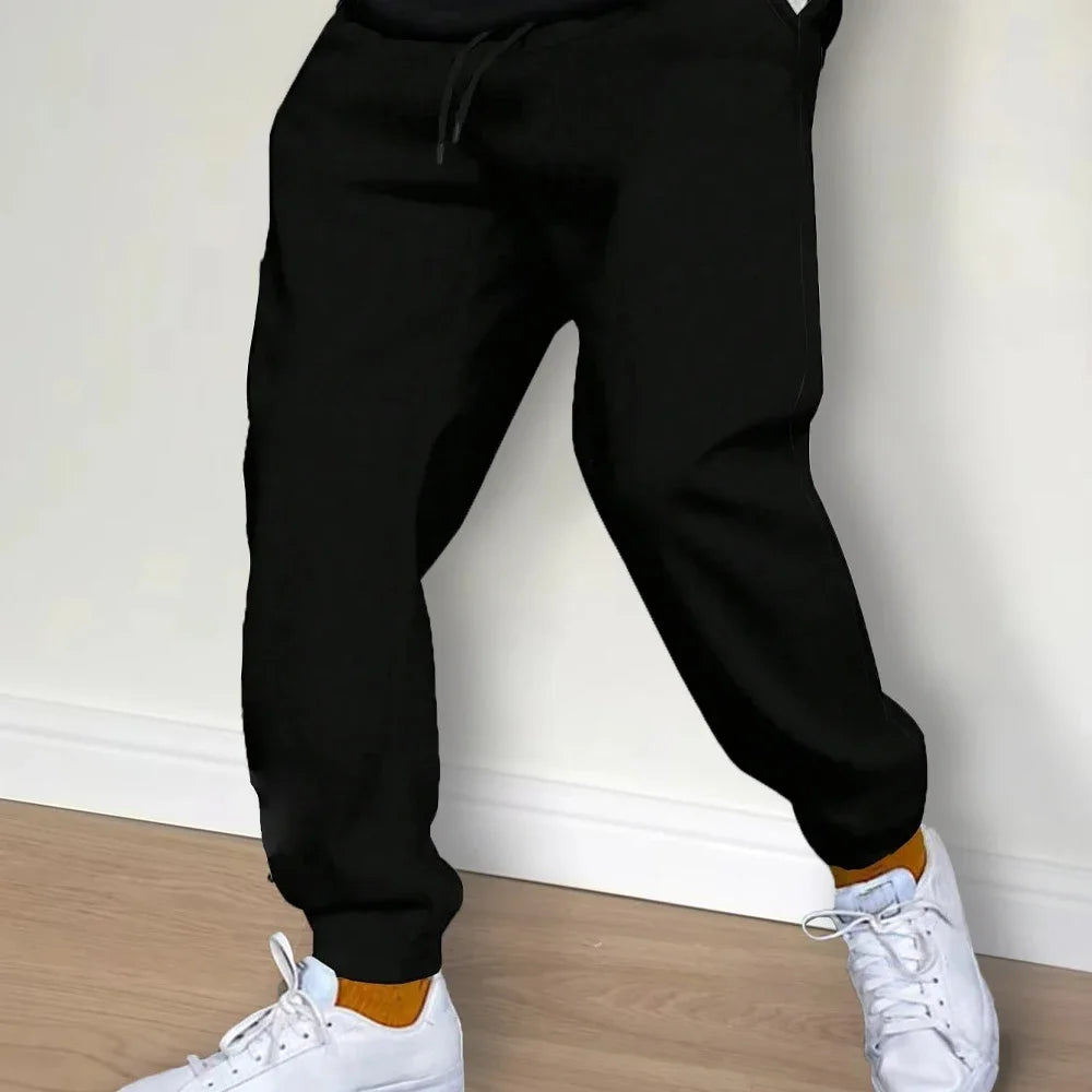 Mens Casual Winter Sports Gym Trousers