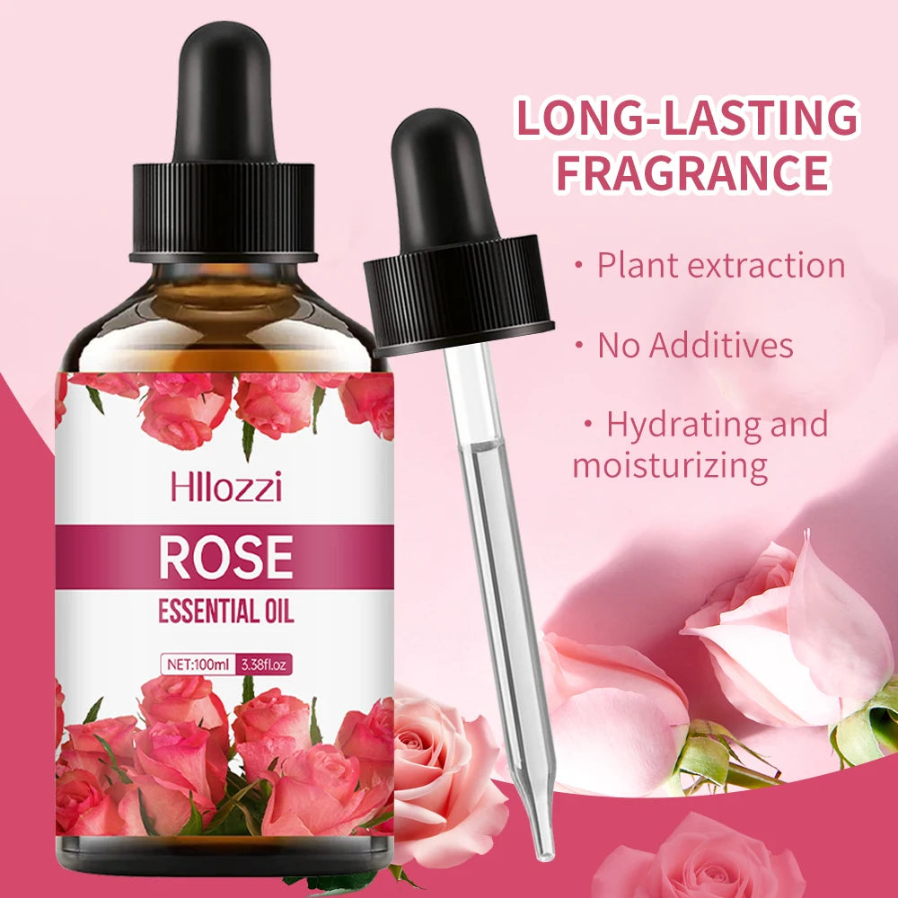 Rose essential face and body oil